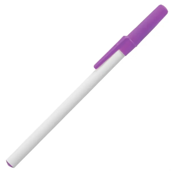 Promotional Ballpoint Pen w/ Colored cap & Accent - Promotional Ballpoint Pen w/ Colored cap & Accent - Image 6 of 8