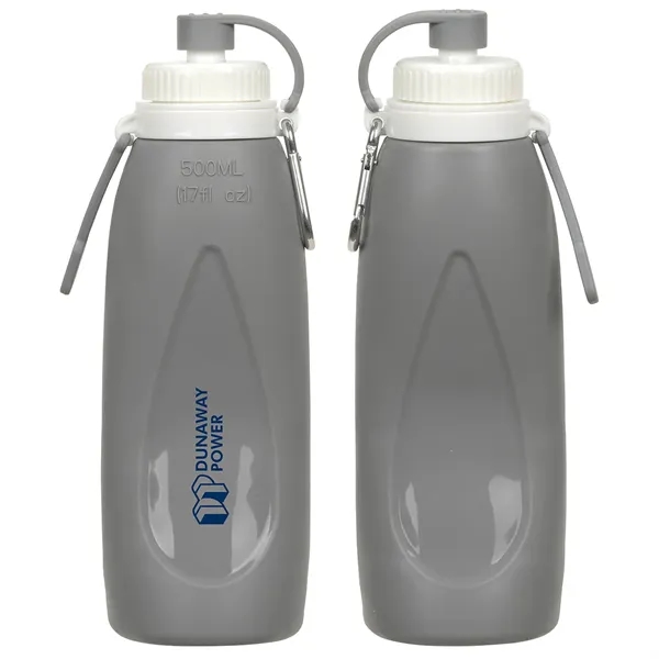 Groove 17 oz Collapsible Silicone Bottle - Groove 17 oz Collapsible Silicone Bottle - Image 0 of 0