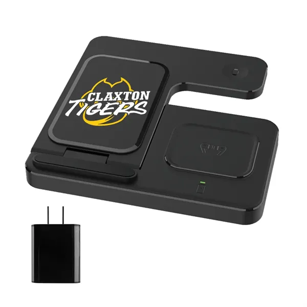 Galena 3-in-1 Wireless Charger & Stand - Galena 3-in-1 Wireless Charger & Stand - Image 3 of 11