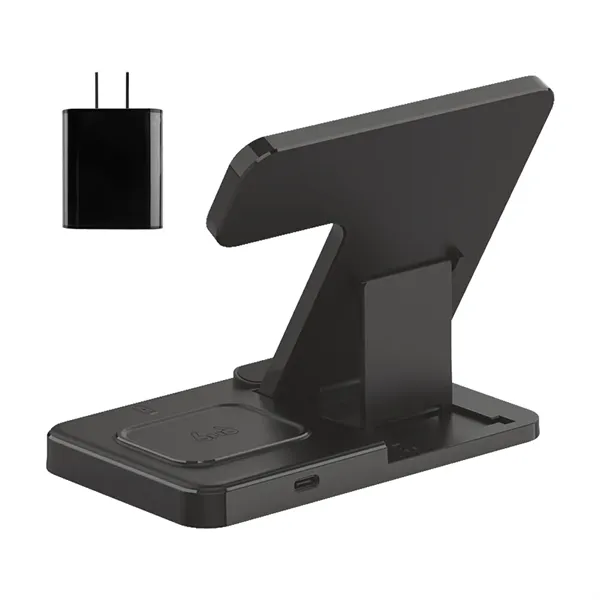 Galena 3-in-1 Wireless Charger & Stand - Galena 3-in-1 Wireless Charger & Stand - Image 4 of 11