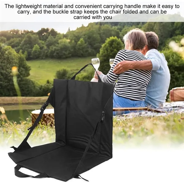 Folding Cushion Beach Chair Portable - Folding Cushion Beach Chair Portable - Image 2 of 4