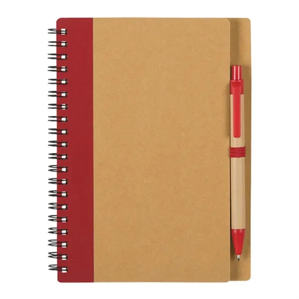 Spiral Notebook with Pen - Spiral Notebook with Pen - Image 2 of 3