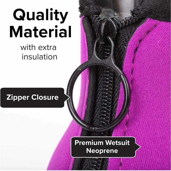 Zip Up Bottle Cooler - Zip Up Bottle Cooler - Image 2 of 3