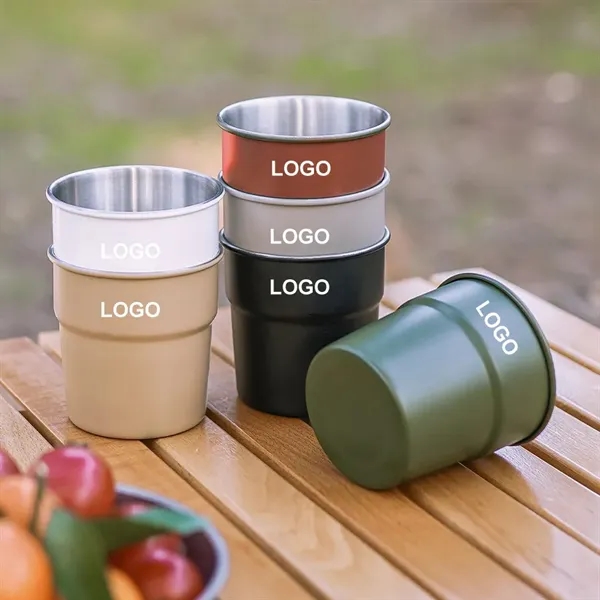 Stainless Steel Camping Cups - Stainless Steel Camping Cups - Image 1 of 4