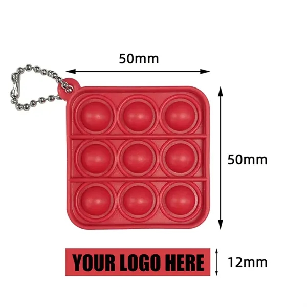 Pop Push it Keychain Fidget Toys - Pop Push it Keychain Fidget Toys - Image 2 of 4
