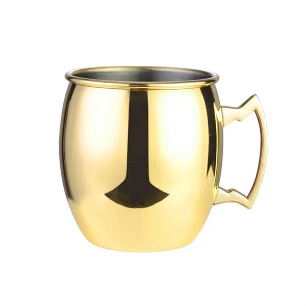 Stainless Steel Hammered Moscow Mule Mug 17oz - Stainless Steel Hammered Moscow Mule Mug 17oz - Image 4 of 4