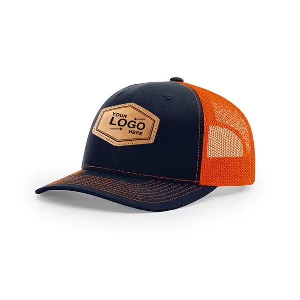 Leather Patch Trucker Hats - Leather Patch Trucker Hats - Image 5 of 8
