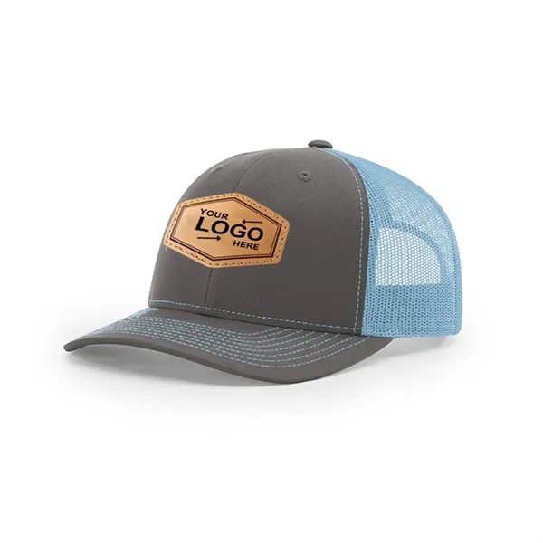 Leather Patch Trucker Hats - Leather Patch Trucker Hats - Image 7 of 8
