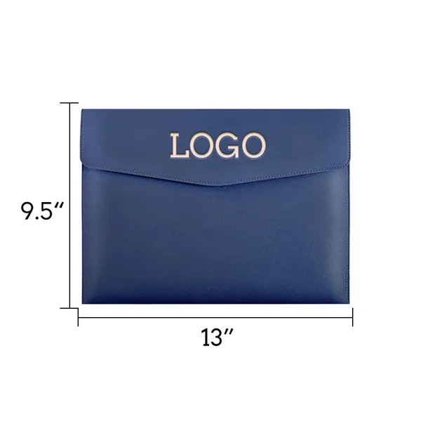 A4 Waterproof PU Leather File Document Bag Folder Portfolio - A4 Waterproof PU Leather File Document Bag Folder Portfolio - Image 1 of 3