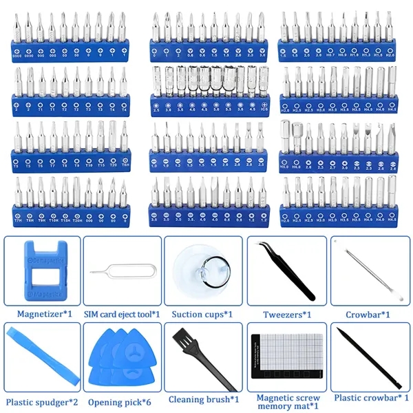 142 Piece Electronics Precision Screwdriver Sets - 142 Piece Electronics Precision Screwdriver Sets - Image 3 of 4