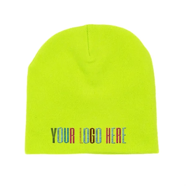 Stock Beanie with Embroidery 5K Stitches No Cuff - Stock Beanie with Embroidery 5K Stitches No Cuff - Image 19 of 21