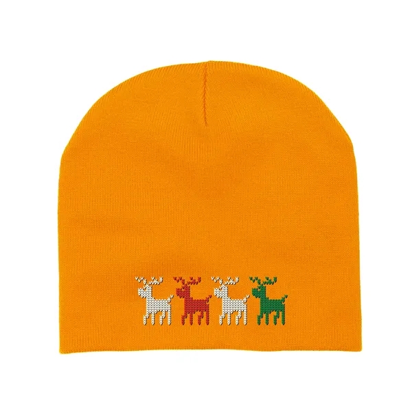 Stock Beanie with Embroidery 5K Stitches No Cuff - Stock Beanie with Embroidery 5K Stitches No Cuff - Image 17 of 21