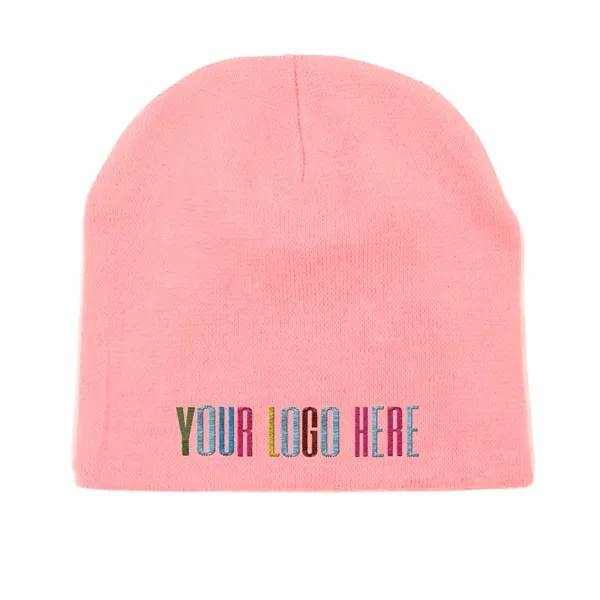 Stock Beanie with Embroidery 5K Stitches No Cuff - Stock Beanie with Embroidery 5K Stitches No Cuff - Image 15 of 21