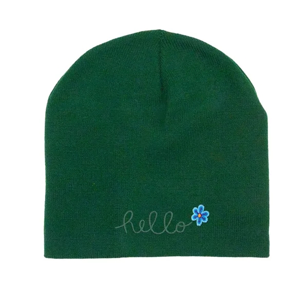 Stock Beanie with Embroidery 5K Stitches No Cuff - Stock Beanie with Embroidery 5K Stitches No Cuff - Image 14 of 21