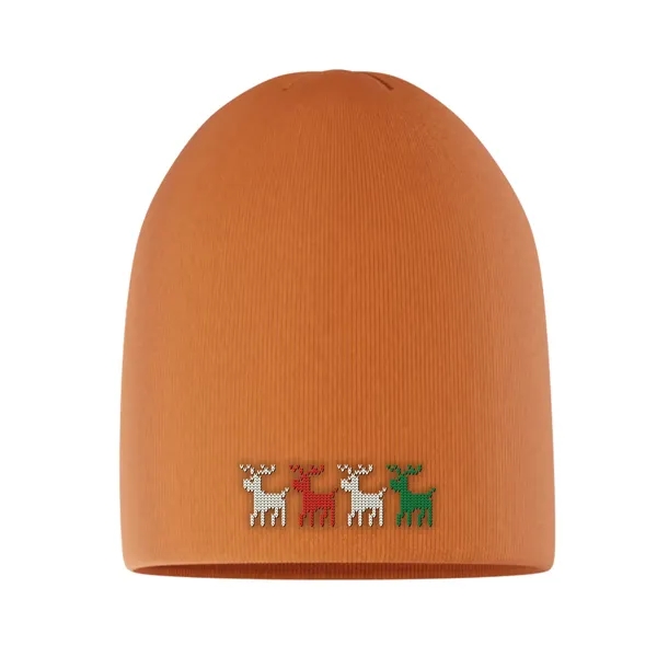 Stock Beanie with Embroidery 5K Stitches No Cuff - Stock Beanie with Embroidery 5K Stitches No Cuff - Image 13 of 21