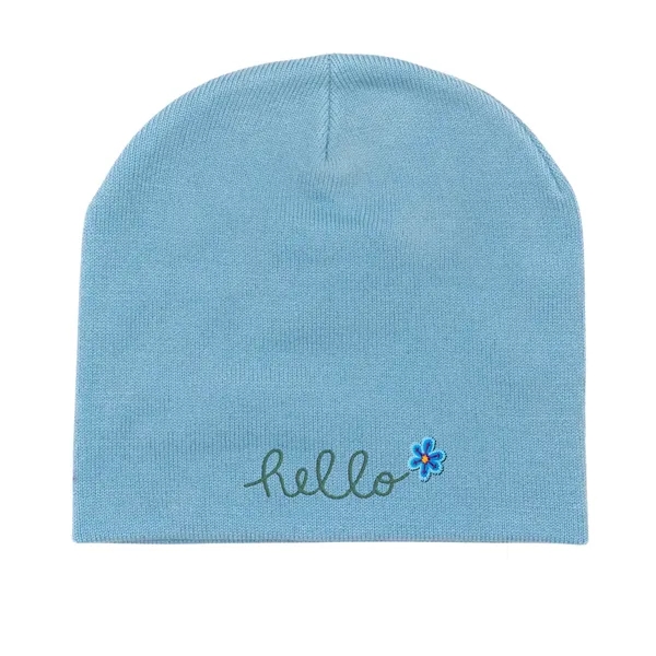 Stock Beanie with Embroidery 5K Stitches No Cuff - Stock Beanie with Embroidery 5K Stitches No Cuff - Image 11 of 21