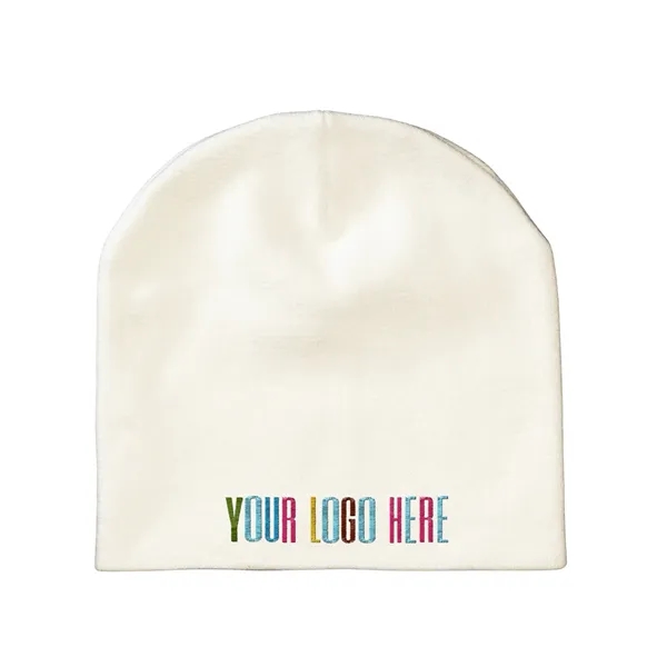 Stock Beanie with Embroidery 5K Stitches No Cuff - Stock Beanie with Embroidery 5K Stitches No Cuff - Image 10 of 21