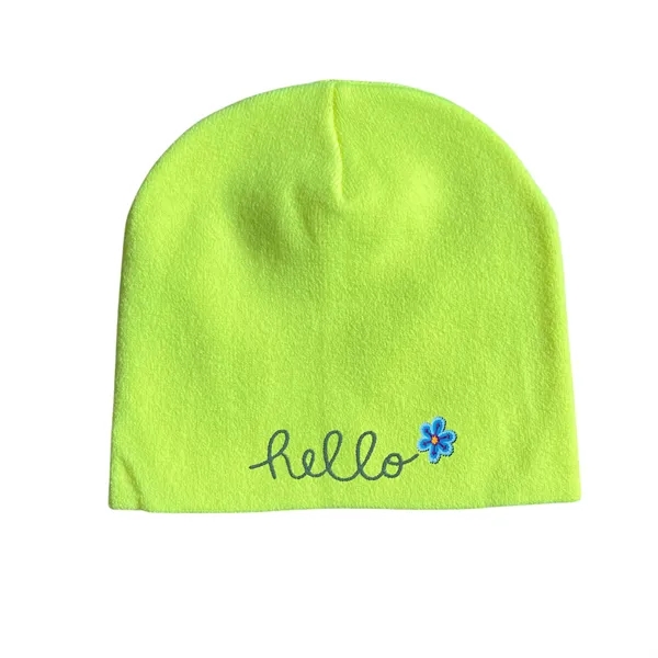 Stock Beanie with Embroidery 5K Stitches No Cuff - Stock Beanie with Embroidery 5K Stitches No Cuff - Image 9 of 21