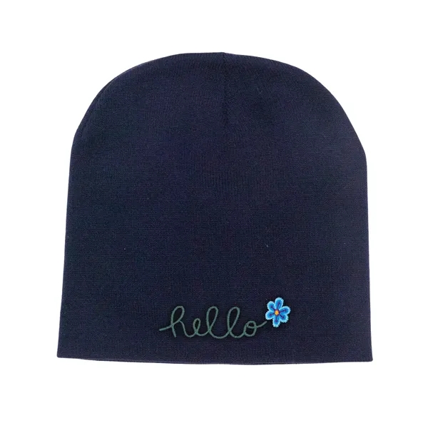 Stock Beanie with Embroidery 5K Stitches No Cuff - Stock Beanie with Embroidery 5K Stitches No Cuff - Image 0 of 21