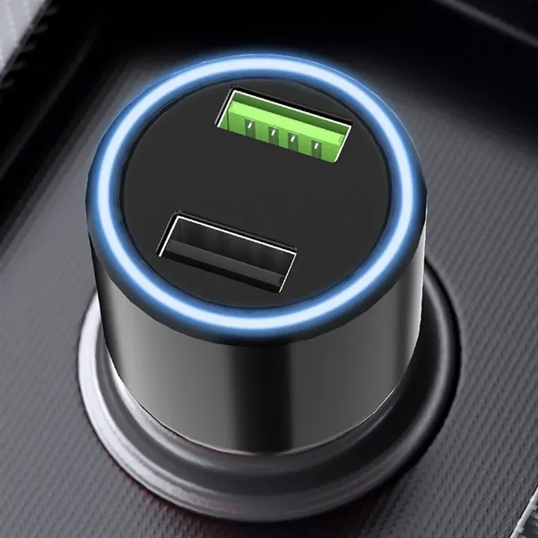 63W 2-Port USB&Type-C For Phone or Pad Car Charger Power - 63W 2-Port USB&Type-C For Phone or Pad Car Charger Power - Image 1 of 3
