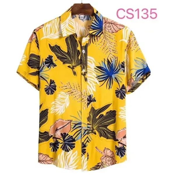 Customized Full Printing Hawaiian Men T Shirts - Customized Full Printing Hawaiian Men T Shirts - Image 4 of 4