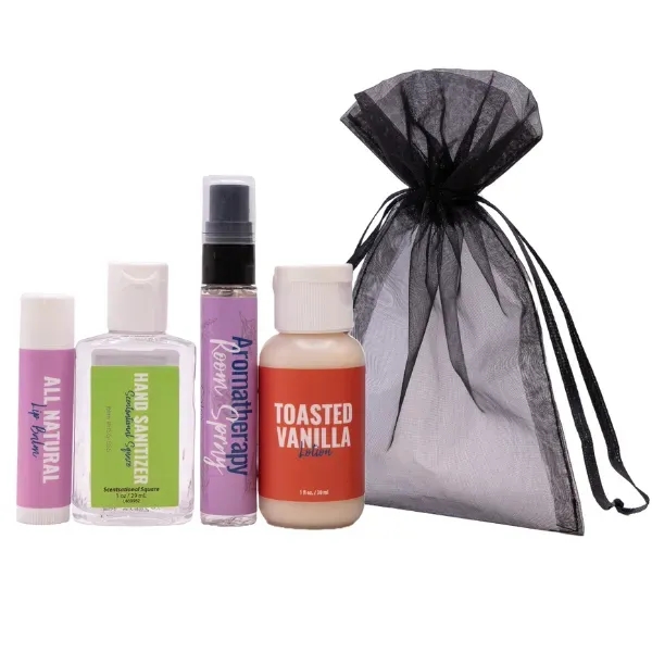 Desk Oasis Kit: Aromatherapy Spray, Hand Sanitizer, Lip Balm - Desk Oasis Kit: Aromatherapy Spray, Hand Sanitizer, Lip Balm - Image 2 of 4