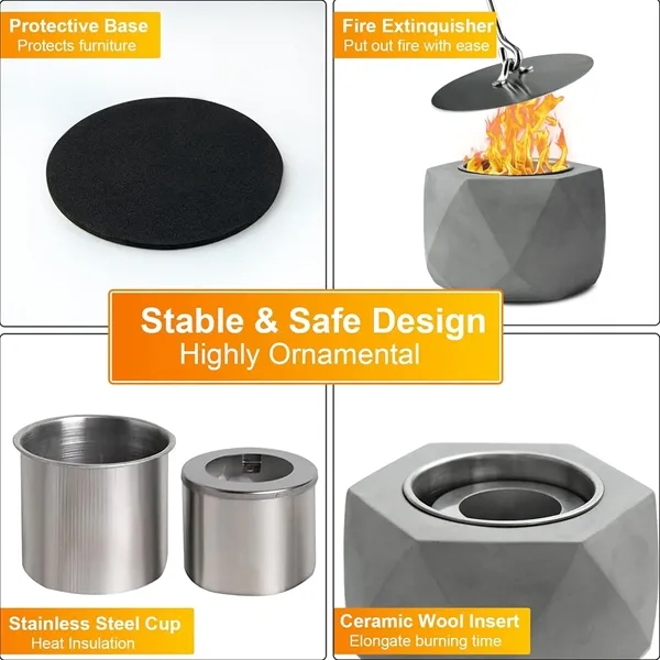 Table Top Fire Pit Bowl - Table Top Fire Pit Bowl - Image 4 of 5