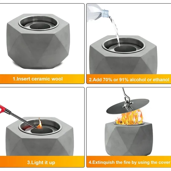 Table Top Fire Pit Bowl - Table Top Fire Pit Bowl - Image 5 of 5