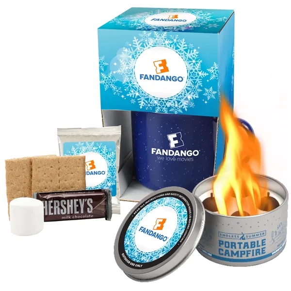 16 Oz Speckled Camp Mug w/Portable Campfire, Hot Choc, Smore - 16 Oz Speckled Camp Mug w/Portable Campfire, Hot Choc, Smore - Image 4 of 7