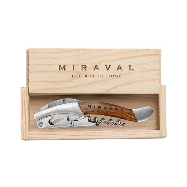 Executive Heavyweight Wooden Waiters Corkscrew with Gift Box - Executive Heavyweight Wooden Waiters Corkscrew with Gift Box - Image 10 of 10