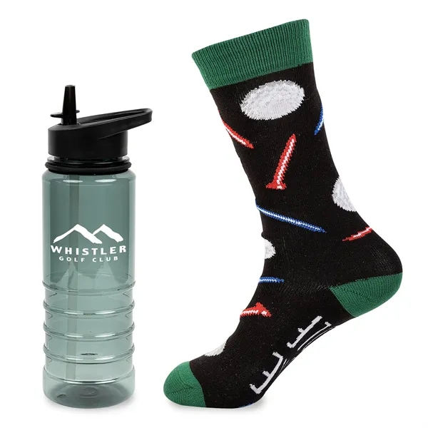 Less Work, More Golf Tritan Bottle Gift Set - Less Work, More Golf Tritan Bottle Gift Set - Image 1 of 7