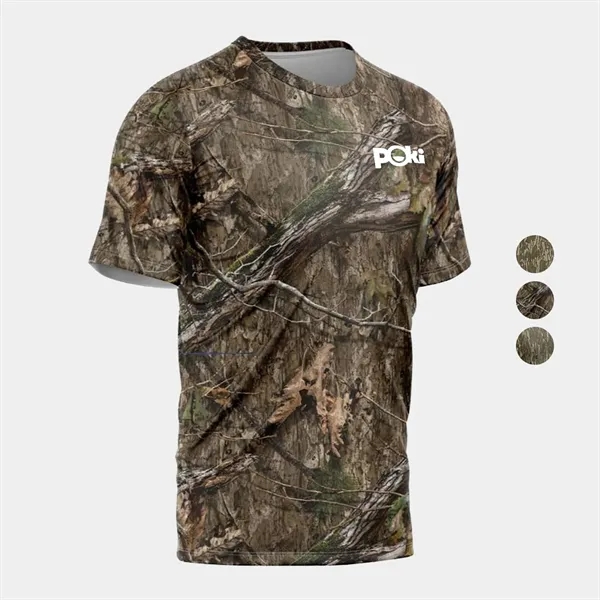 Mossy Oak® Men's 4.4 Oz. Polyester Interlock T-Shirt - Mossy Oak® Men's 4.4 Oz. Polyester Interlock T-Shirt - Image 0 of 6