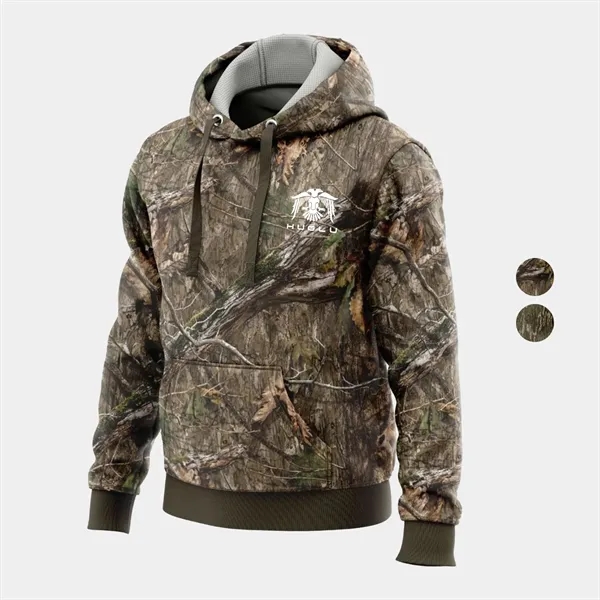Mossy Oak® Men's 8.2 Oz. Pullover Hoodie W/ Kangaroo Pockets - Mossy Oak® Men's 8.2 Oz. Pullover Hoodie W/ Kangaroo Pockets - Image 0 of 2