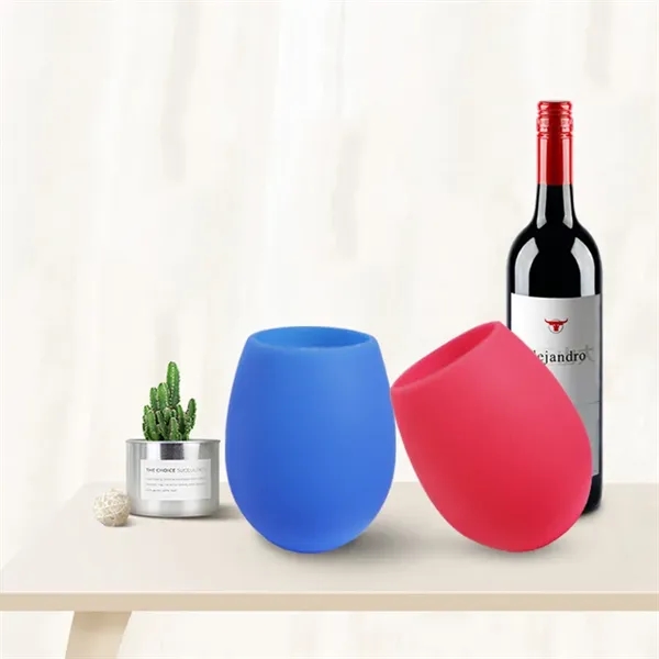 Silicone Drinkware Unbreakable Wine Glasses - Silicone Drinkware Unbreakable Wine Glasses - Image 3 of 5