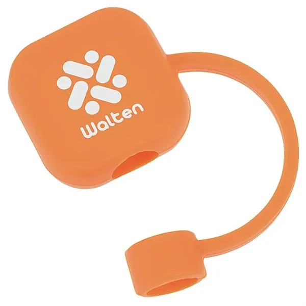 Square Silicone Straw Topper - Square Silicone Straw Topper - Image 0 of 9