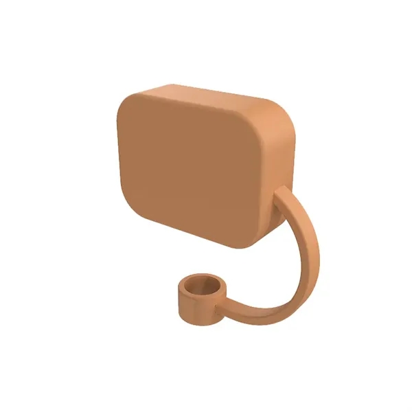 Square Silicone Straw Topper - Square Silicone Straw Topper - Image 6 of 9