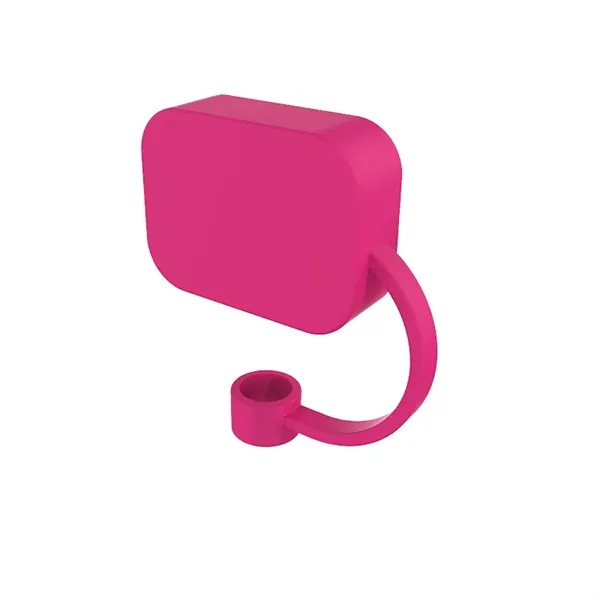 Square Silicone Straw Topper - Square Silicone Straw Topper - Image 7 of 9