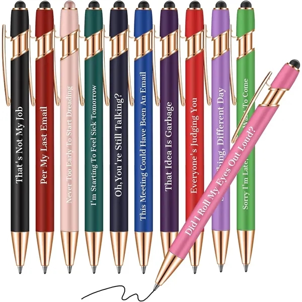 Ballpoint Pen with Stylus Tip - Ballpoint Pen with Stylus Tip - Image 0 of 14