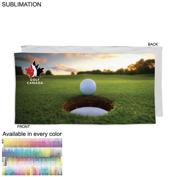 XL Golf Caddie Towel in Plush Velour Terry, 24x48