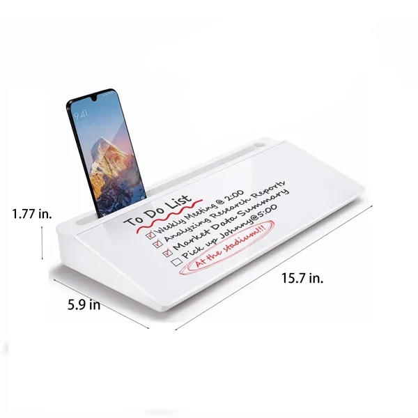 Mini Desktop Whiteboard with Storage and Tray - Mini Desktop Whiteboard with Storage and Tray - Image 3 of 3
