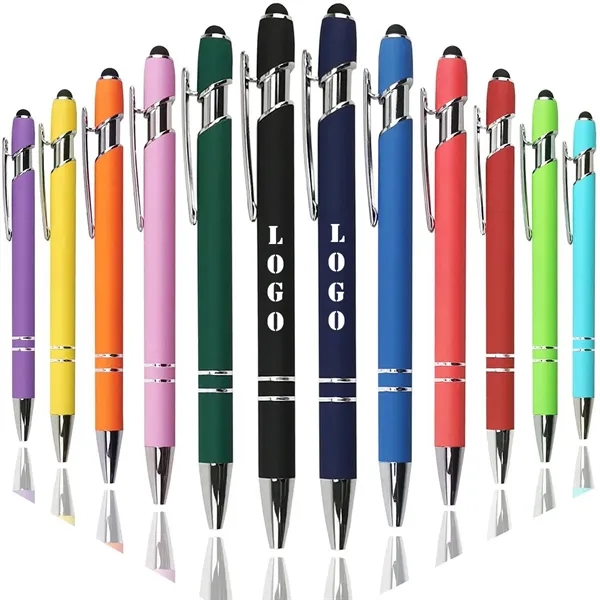 Soft Touch Click Metal Pen - Soft Touch Click Metal Pen - Image 0 of 6