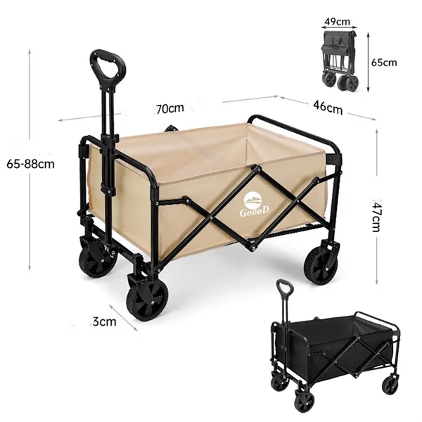 Portable Collapsible Folding Utility Wagon Cart - Portable Collapsible Folding Utility Wagon Cart - Image 0 of 2