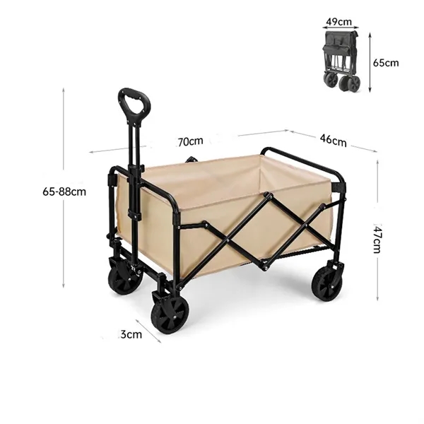 Portable Collapsible Folding Utility Wagon Cart - Portable Collapsible Folding Utility Wagon Cart - Image 1 of 2
