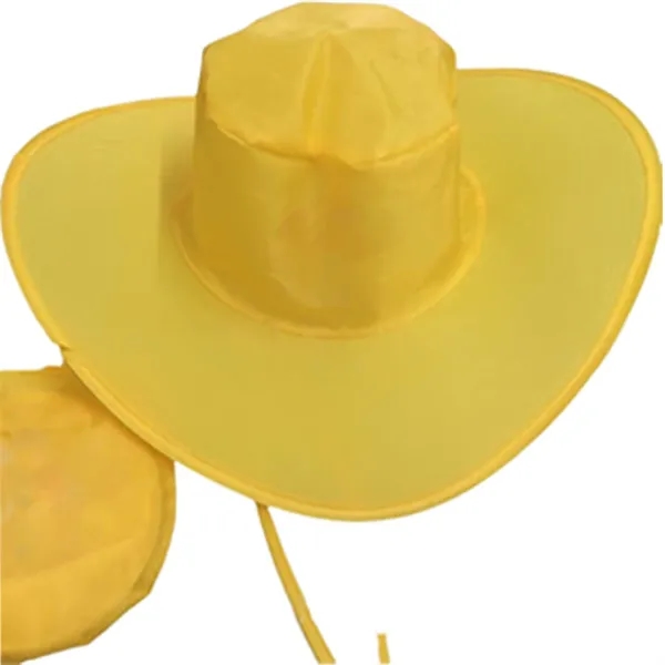 Foldable Polyester Sun Hat - Foldable Polyester Sun Hat - Image 6 of 18