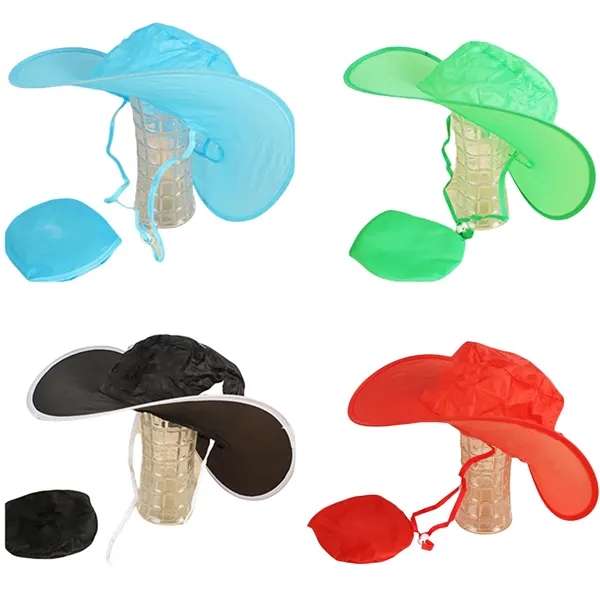 Foldable Polyester Sun Hat - Foldable Polyester Sun Hat - Image 18 of 18