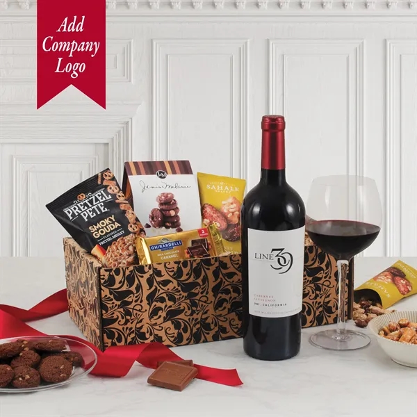 Red Wine & Snax Gift Box - Red Wine & Snax Gift Box - Image 0 of 3
