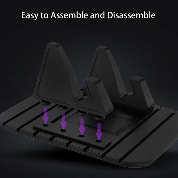 Detachable Silicone Car Phone Mount - Detachable Silicone Car Phone Mount - Image 2 of 3