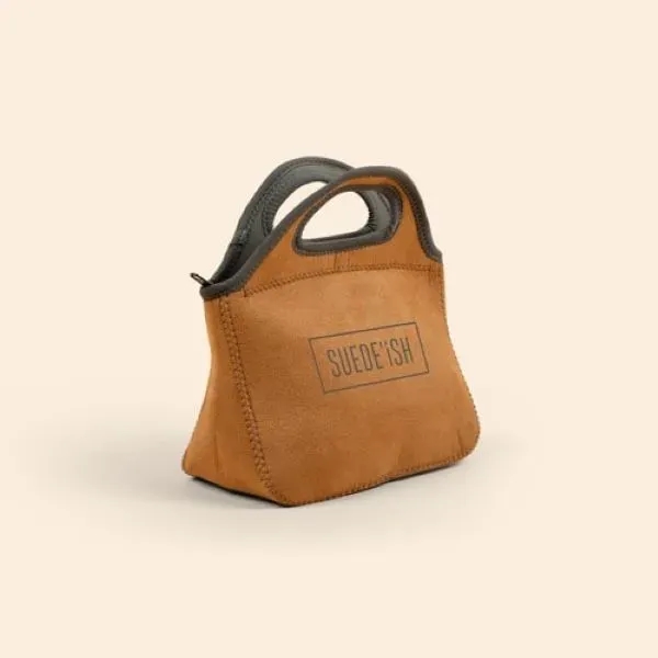 KLUTCH - SUEDE-ISH NEOPRENE LUNCH BAG - KLUTCH - SUEDE-ISH NEOPRENE LUNCH BAG - Image 3 of 6