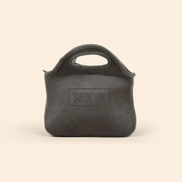 KLUTCH - SUEDE-ISH NEOPRENE LUNCH BAG - KLUTCH - SUEDE-ISH NEOPRENE LUNCH BAG - Image 6 of 6