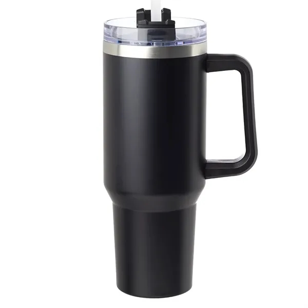 40 oz Alps Stainless Steel Travel Mug with Handle - 40 oz Alps Stainless Steel Travel Mug with Handle - Image 2 of 10